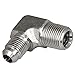 Apache 39007125 1/2" Male JIC x 1/2" Male Pipe 90? Hydraulic Adapter (Style 2501)