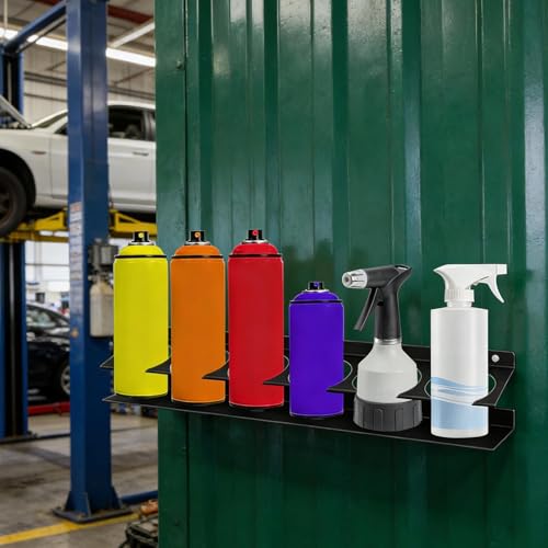 Support bouteille spray étagère de présentation 6 emplacements atelier auto - 3