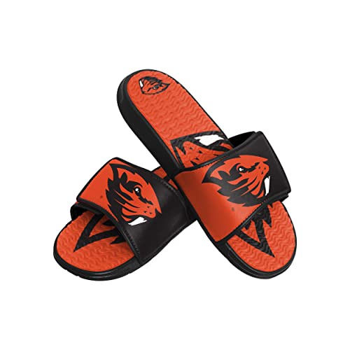 FOCO Oregon State Beavers NCAA Mens Colorblock Big Logo Gel Slides - S