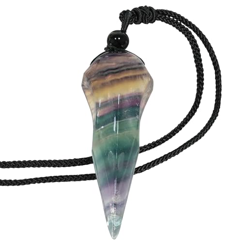 Collier crâne de corbeau en cristal d'agate à offrir en cadeau