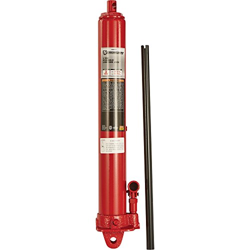 Strongway 3-Ton Long Ram Hydraulic Jack - Single Piston, Clevis Base #TOP1