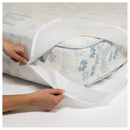 Allergosystem Set Coprimaterasso Antiacaro Singolo con Cerniera 70x140cm e Copriscuscino