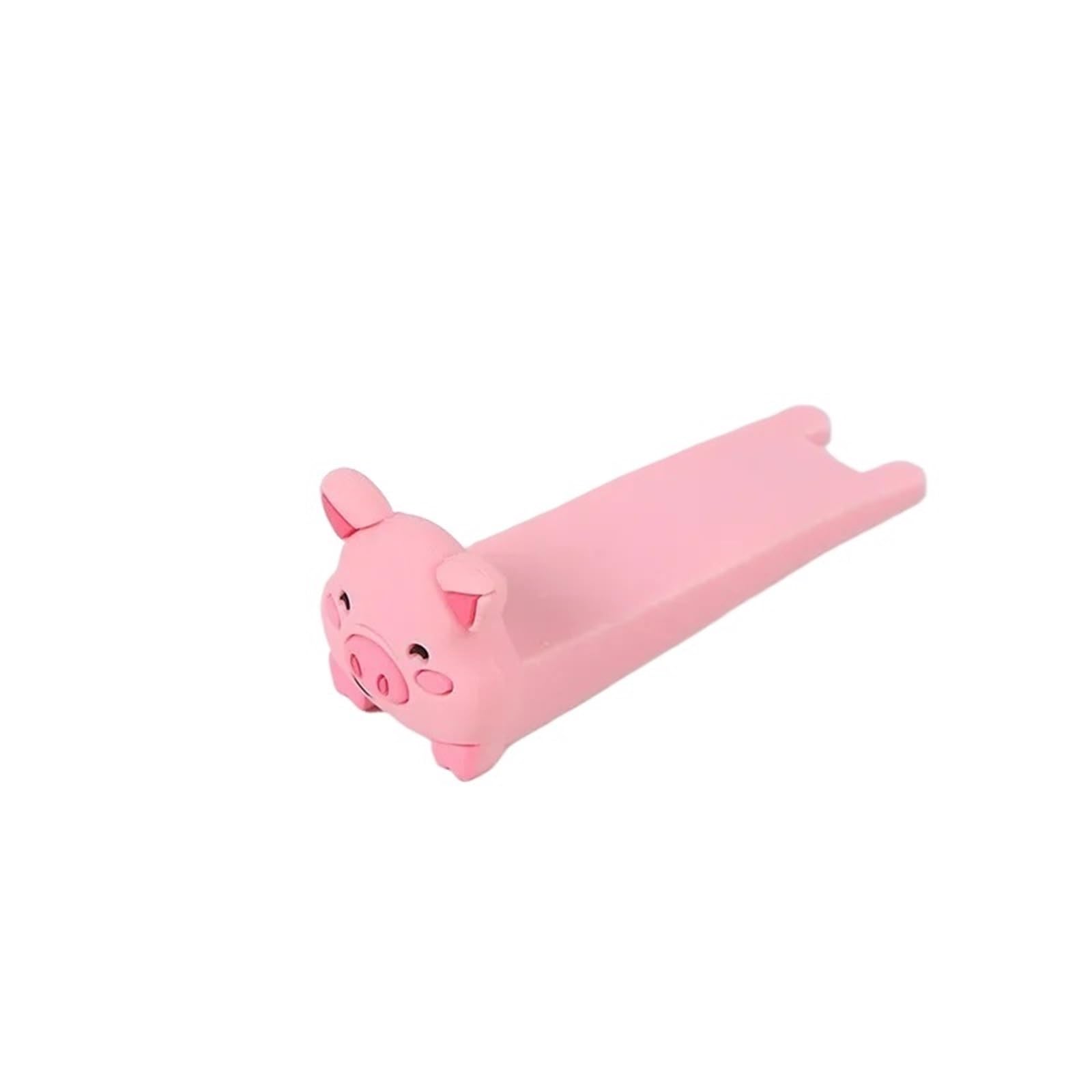 Xctdsvah Color4 Door Stop Anti-Collision Stopper Cartoon Door Stop Silicone Reusable Shock Absorbent Block Wedge(Color4)