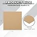 PATIKIL Chipboard Book Board, 11 x 11 inch 22 PT 10 Pcs Thick Chipboard Kraft Paper Sheets Bookbinding Making Supplies Kit for Designer Craft Book Binding Cover Backing Craft, Wood