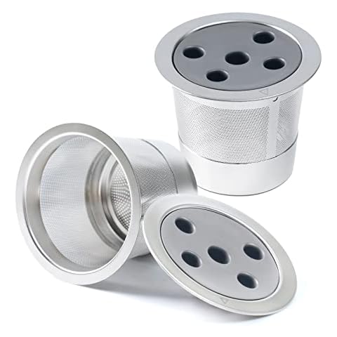 Reusable k pods for K Supreme, Cicano Stainless Steels Universal Refillable Coffee Pods-Leakproof for Supreme Series 2 Pack Cover