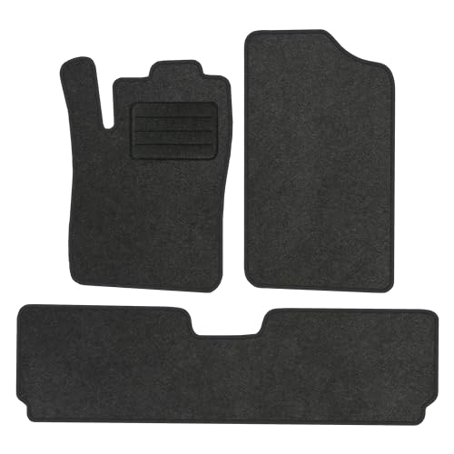 TEXER Tapis de sol textiles adaptés pour Citroën Xsara Picasso 1999 – 2010, anthracite