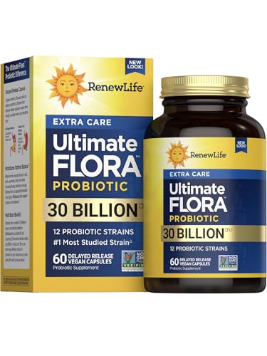 Renew Life Ultimate Flora Probiotic Extra Care 30 Billion Vegetab...