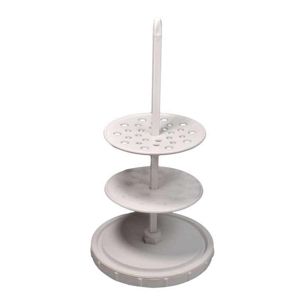 United Scientific 79102 Polypropylene Vertical Pipette Stand, 28 Place