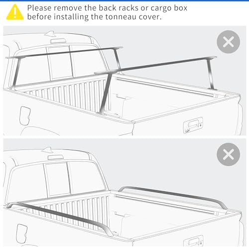 Image of OEDRO Soft Trifold Truck Bed Tonneau Cover