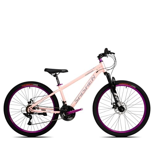 CUIOT �}�E���e���o�C�N �O���x�����[�h�o�C�N 26 27.5�C���` 21�i�ϑ�MTB ���Y�f�|�t���[�� �t�����g�T�X�y���V���� �O��f�B�X�N�u���[�L�� �y�� �O��D���� �V�e�B�T�C�N�� �ʋ� �ʊw �X��� ���S�� �N���X�o�C�N,�s���N,26