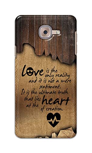 Image of PRINTFIDAA Love is The Only Reality and It is Not Mere Sentiment Printed Designer Hard Case for Samsung Galaxy J7 Max /Samsung On Max, SM-G615F / DS Back Cover -(e) RPM1010