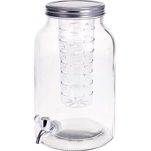 BigBuy Sommelier CD1001400 Dispensador de Bebidas Ice, Glass