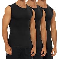 【Premium Material】This sleeveless tshirt men is made from soft, breathable 100% cotton that retains its shape and fit even after repeated washing, with minimal shrinkage. 【Sweat-Wicking & Breathable】The high-quality cotton fabric effectively wicks mo...
