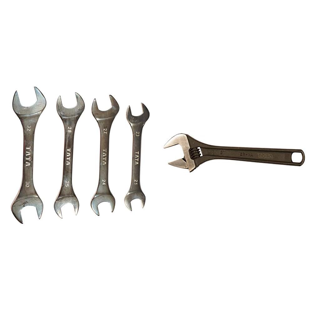 AGRICO Tata D.O.E. Spanner (Box Packing) Set of 12 TATA Chrome