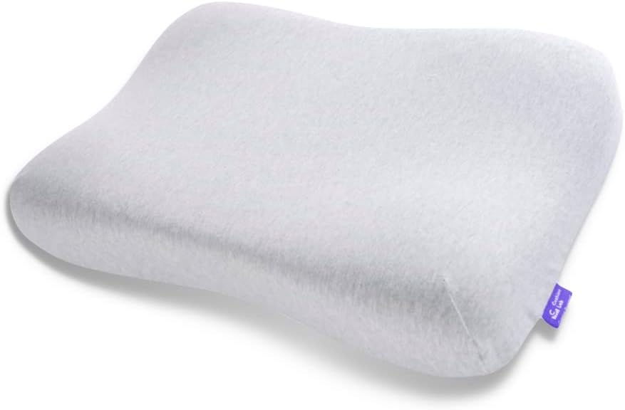 Gel-Infused Contour Memory Foam Pillow for Sleeping - Conform Softly to The Head & Cradles Neck in Comfortable Soft Support, Ergonomic Design Cervical Pillow for All Sleepers, CertiPUR US