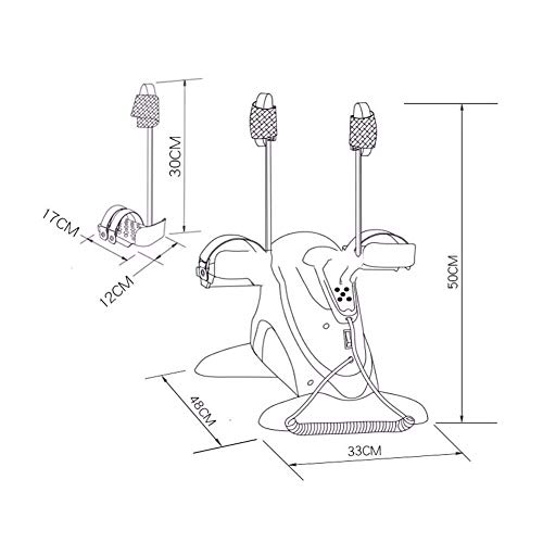 Dispositivo portátil de entrenamiento de pedales para fisioterapia miniatura 5