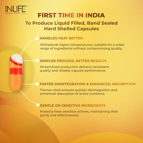 Image of INLIFE Pumpkin Seed Oil, Extra Virgin Cold Pressed, Plant Based Phytosterols, Hair & Prostate Health, Men Women, 60 Veg Capsules
