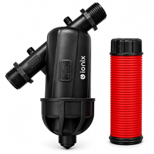 Image of IONIX 1 Inch Y Type Disc Filter for Water Tank | High Efficiency Disc Filtration | BSP Thread Inline Sediment Filter | Dirt, Sand Protection for Home, Irrigation & Pipeline