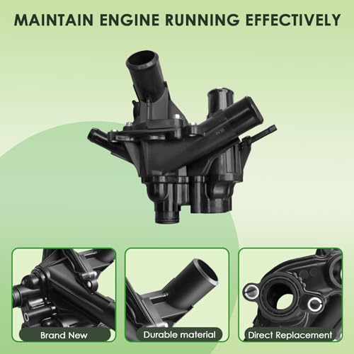 PUAMRPTS Engine Coolant Thermostat Housing Assembly - Compatible with Ford F150 2017-2020, Expedition 2018-2022 | Lincoln Navigator 2018-2022 - HL3Z8A586B by PUAMRPTS - Used condition - Image 4