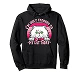 Photo Gallery gatti amanti retro vintage i m only talking to my cat oggi felpa con cappuccio Photo Gallery gatti amanti retro vintage i m only talking to my cat oggi felpa con cappuccio