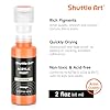 Shuttle Art 25 Colors Outdoor Acrylic Paint Set, 2oz/60ml Waterproof Acrylic Paint with 10 Brushes 1 Palette, Rich Pigmented Paints for Artists, Beginners on Rocks, Wood Crafts, Garden Statues