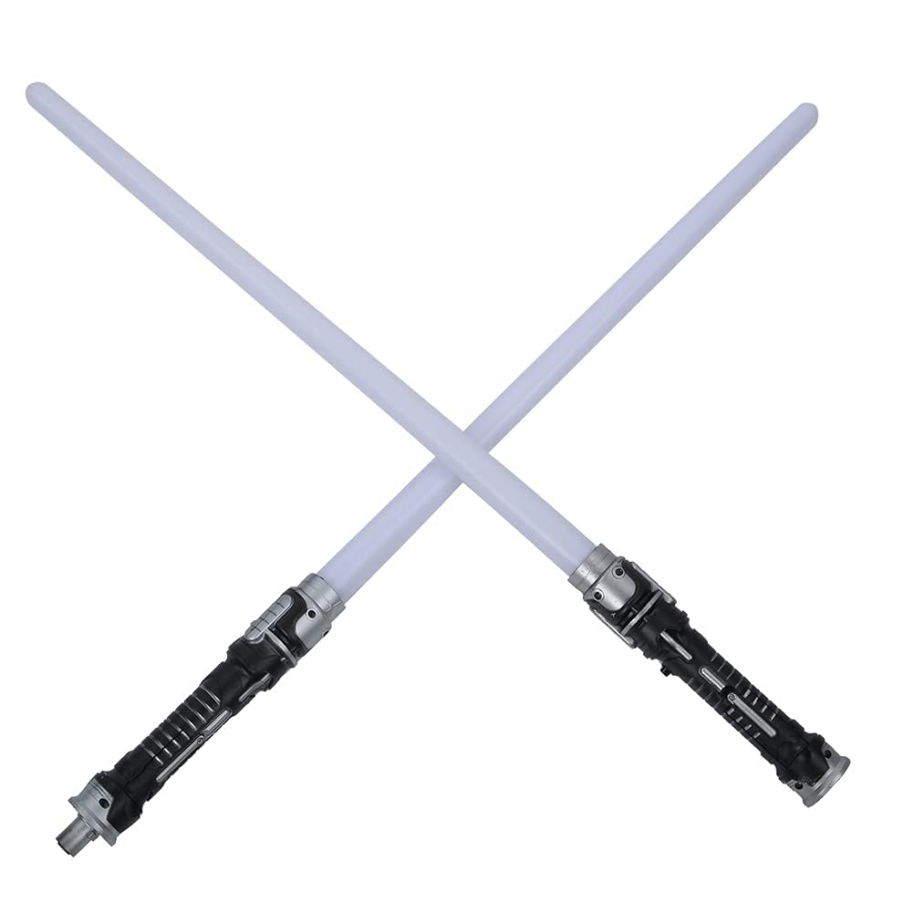 Pinaka Star Wars Light Saber Without Batteries (Set of 2) Multicolor with Sound Effect and Light Sabers
