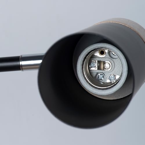 Aplique de pared extensible de metal y madera Alpinaluz con casquillo E27 e interruptor 7