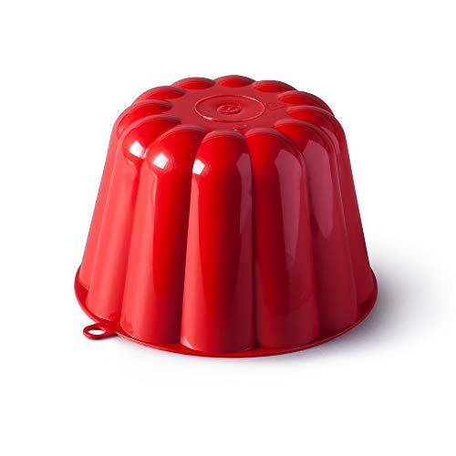 Kilo L30R Traditional Jelly Mould-Red Plastic 5.91 x 3.94 x 5.91 cm; 70 Grams
