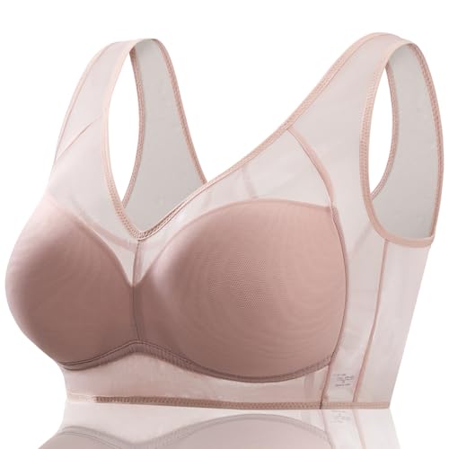 Image of Smoothing Bra Anti Sagging Wireless Push Up Bras for Women No Underwire Full Coverage Bra Comfy Bras for Women