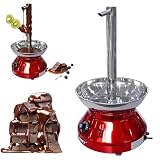 Schokolade Wasserfall Maschine, Edelstahl Springbrunnen mit Temperaturkontrolle, leicht zu reinigen, für Hochzeit, Buffet, Bankett