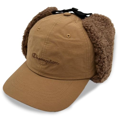 チャンピオン アビエイターキャップ フライトキャップ ボア メンズ レディース 帽子 ブランド 男性 女性 (JP, 数字サイズ, 57.0 cm, 59.0 cm, キャメル)