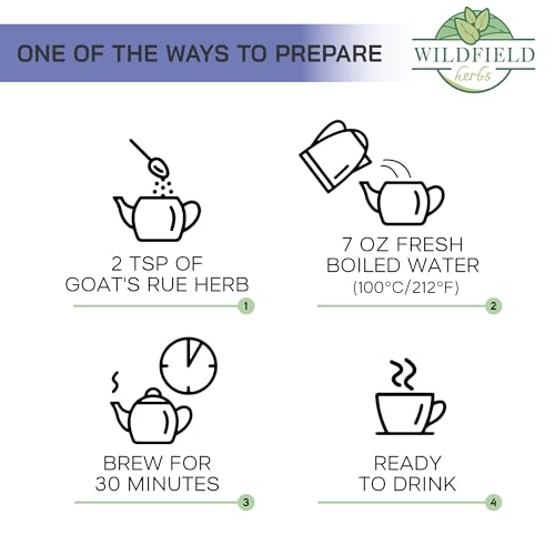 Image of 1.8 oz. Goat'S Rue Goat'S Goats Rue Herb Tea (Galega Officinalis L.) - 50 g Herbal Tea French Lilac Ruda De Cabra