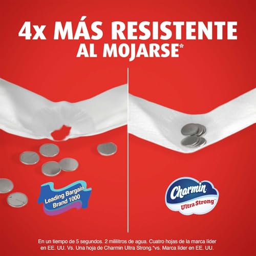 Image of Charmin Ultra Strong Toilet Paper 18 Mega Rolls, 220 Sheets Per Roll