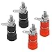 WMYCONGCONG 40 PCS Binding Posts Terminals 4mm Banana Plug Socket 4mm Amplifier Terminal Connector for Arduino