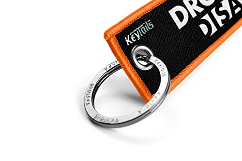 Image of KEYTAILS Keychains, Premium Quality Key Tag for Motorcycle, Car, Scooter, ATV, UTV [Drop A Gear & Disappear]