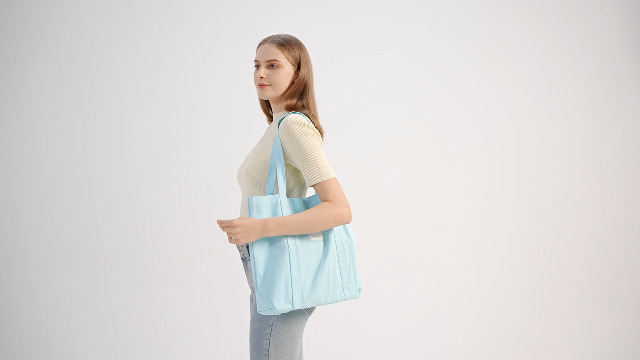 Bolso Tote Ligero para Mujer Plegable Minimalista Retro miniatura 7