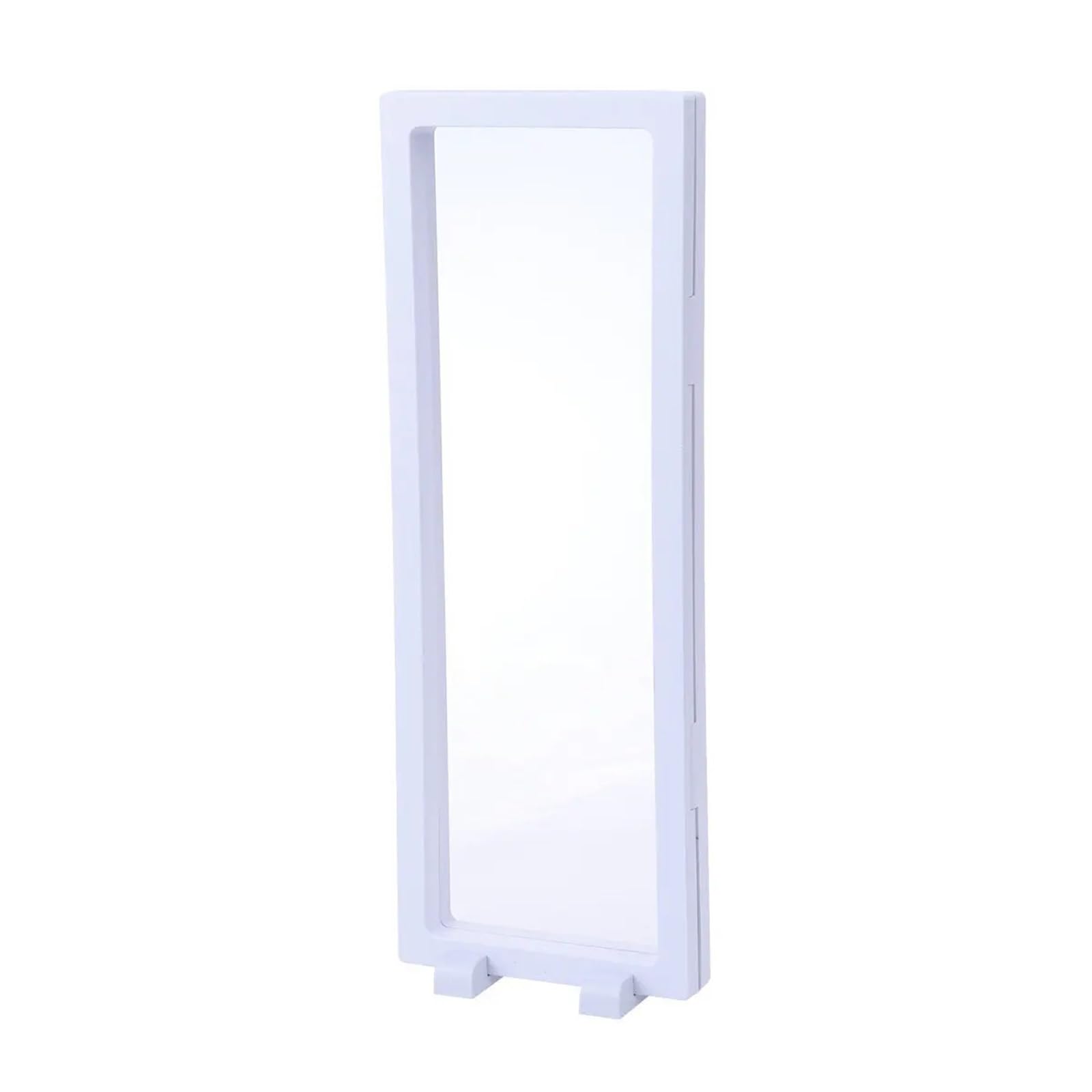 10pcs Jewelry Display Box 3D Floating Frame Clear Plastic Case For Coins Medals Stamps 11X30Cm White Home Office For Necklace Ring
