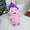 Furry Bibble Plushies, Purple Hair Kawaii Chubby Elf Plush Doll, Super Soft Hit Animated Movie Character Plush Toy, Creative Role Throw Pillow, Funny Cute Home Decor Collectibles Stuffed Toys (Pink) #1