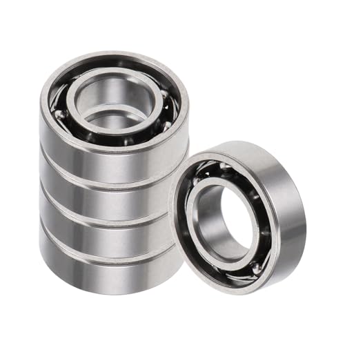 Kozelo 5pcs MR105K Ball Bearing - [5x10x3mm] Chrome Steel Open Type Deep Groove Ball Bearings for Machinery Applications Industrial Equipment