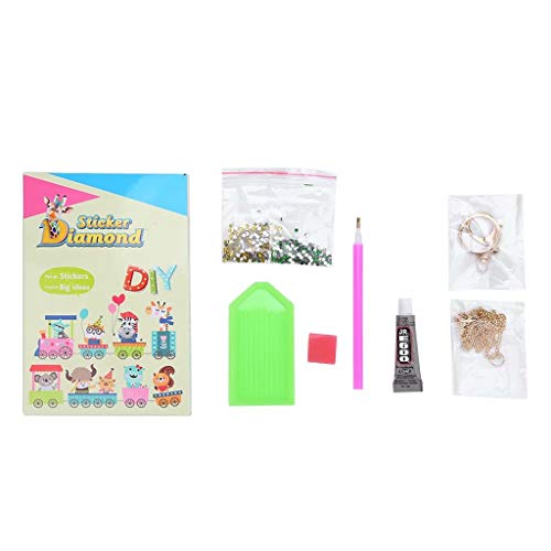 4 Pieces Diy Diamond Painting Keychains Full Drill 5D Diamond Painting Pendant Angel Girl Shaped Diamond Painting Pendant Ornaments For Art Craft, Key Ring, Phone Charm, Bag Decor #TOP6