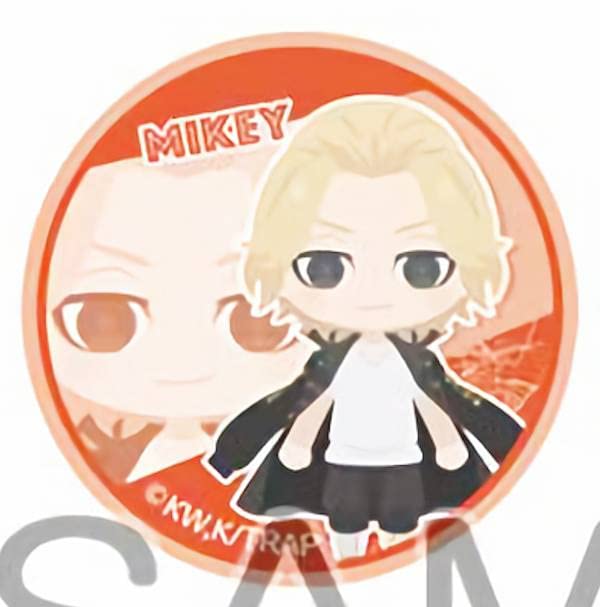 東京リベンジャーズ　佐野万次郎　THEキャラSHOP　缶バッジ　マイキー 東京リベンジャーズ THEキャラCAFE ホログラム缶バッジ 佐野