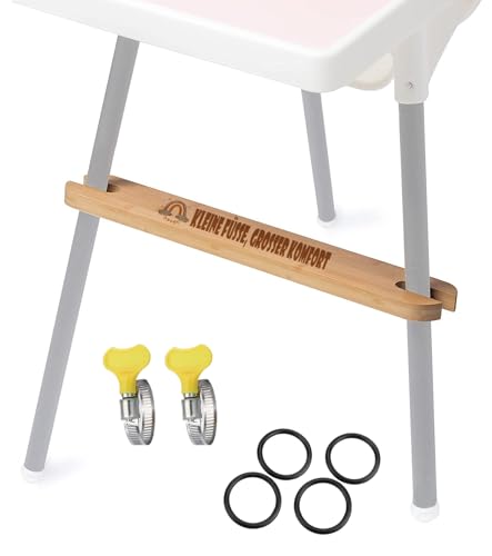 TAKONE Hochstuhl Fußstütze kompatibel mit IKEA Antilop Bambus