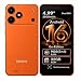 invens TK02 Smartphone Ohne Vertrag Günstig, Android 16 Go Handy, 5,0 Zoll, 9GB RAM (3+6) + 32GB ROM, 4G LTE, Dual SIM + TF 256GB, 8MP + 5MP Kamera, Abnehmbarer Akku, USB-C, 3,5 mm, Orange