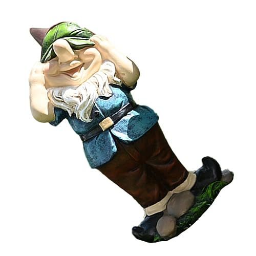 BESTonZON 1 Pieza Adorno de Jardín de Duende Decoración Exterior Resistente y Patios