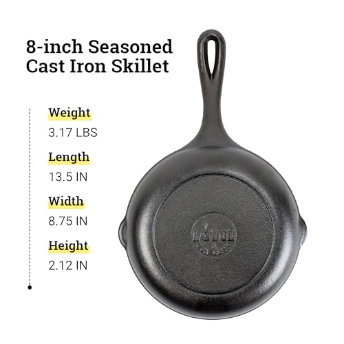 LODGE Lodge Chef Collection żeliwna patelnia 20 cm (LC8SK)