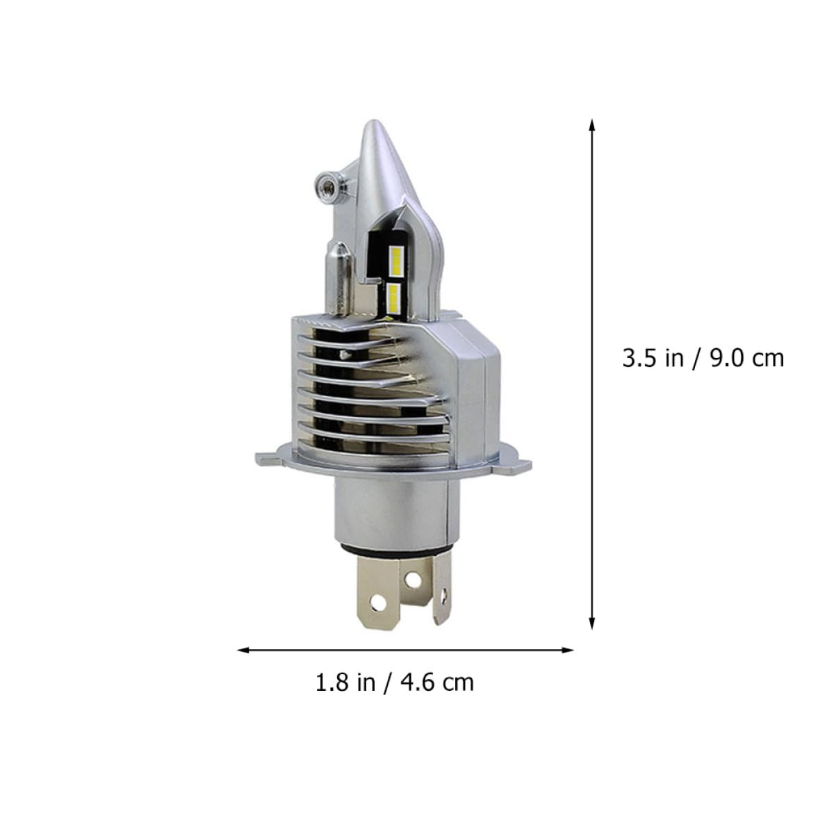 GARVALON Lampadine a Led Per Fari Auto H4 30w, Set 2 Pezzi, Alta Luminosità 360°, Resistenti e Per Fendinebbia e Sostituzione Fari Abbaglianti