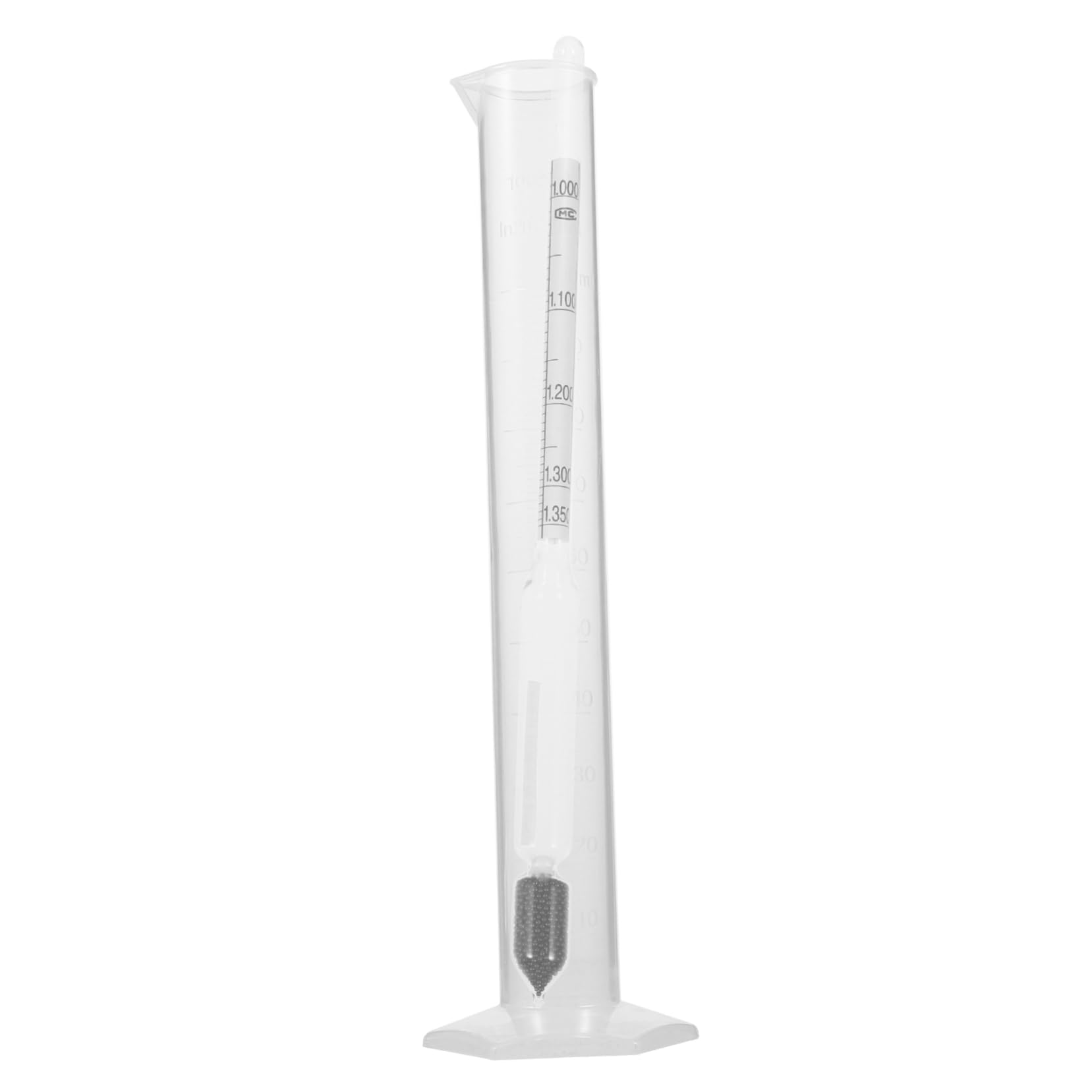 DECHOUS 1Set Accurate Hydrometer Kit with Graduated Measuring Cylinder for Food Density Testing Portable and Easy to Use for Precise Measurement of Various Food Products