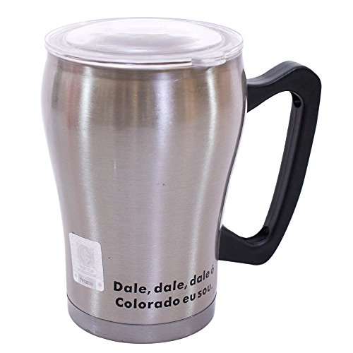 Caneca Térmica com Corda - S. C. Internacional, Inter, Cinza, Pacote de 1