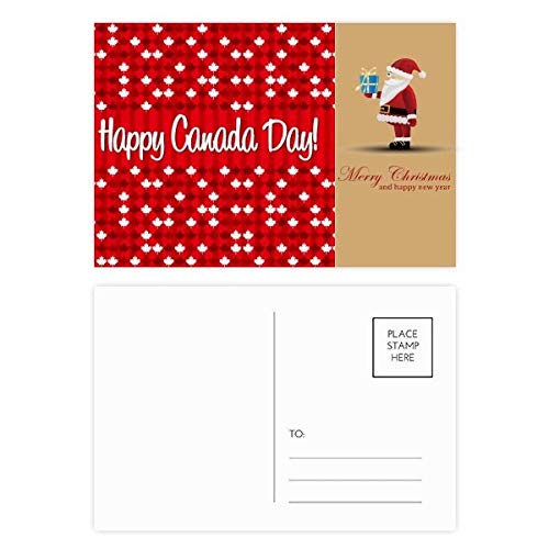 Cartes postales Père Noël Canada Flavor lot de 20 pour vœux réussis sans stress