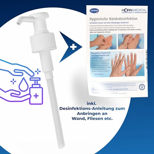 5er Set Horn Medical Dosierpumpe passend für 500 ml Flaschen der Hersteller Bode & Schülke